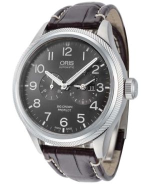 Oris Men's 01-690-7735-4063-07-1-22-72FC ProPilot Automatic Grey Dial Watch