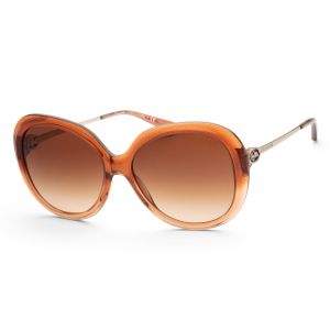 Coach Women's HC8314-563974-59 Fashion 59mm Glitter Amber Brown Sunglasses