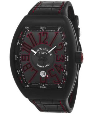 Franck Muller Men's 45SCBLKBLKRED Vanguard Automatic Beige Dial Watch
