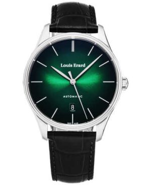 Louis Erard Men's 69287AA69BAAC82 Heritage Automatic Black and Green Dial Watch