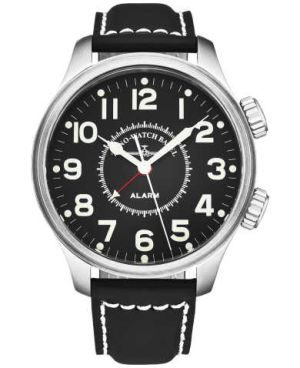 Zeno Men's 8591-A1 OS Pilot Manual-Wind Black Dial Watch