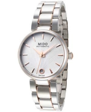 Mido Women's M0222072203111 Baroncelli II Donna 33mm Silver Dial Automatic Watch