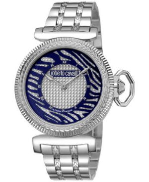 Roberto Cavalli Women's RV1L056M0046 Classic Quartz Silver Dial Watch