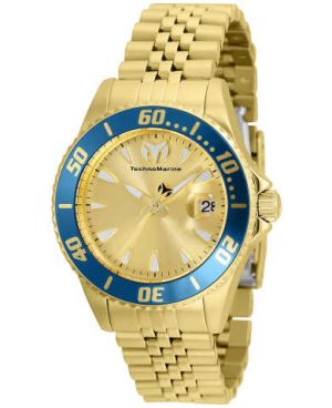 TechnoMarine Women's TM-220094 Sea 38mm Gold Dial Stainless Steel Watch